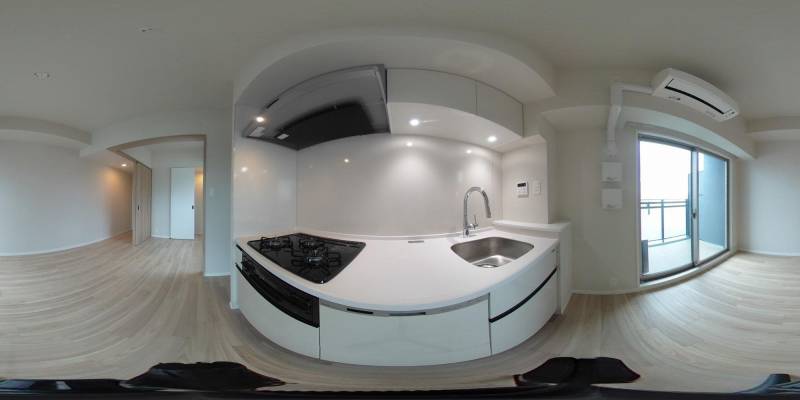 パノラマ画像キッチン