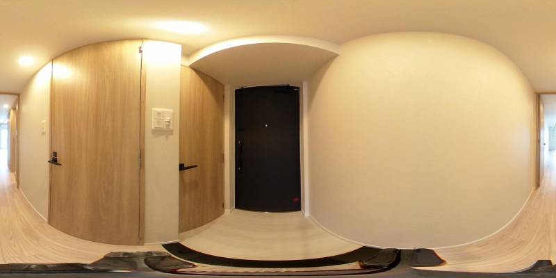 パノラマ画像玄関