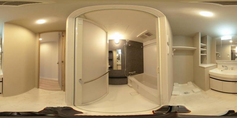 パノラマ画像バスルーム