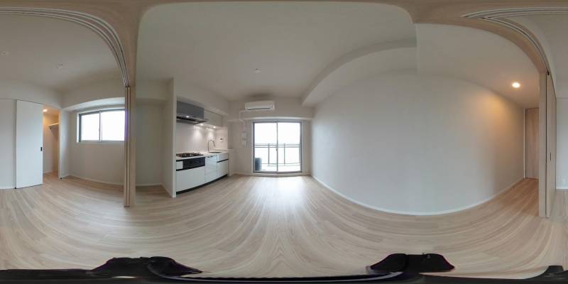 パノラマ画像リビング