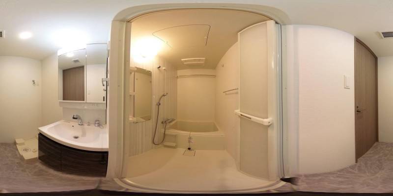 パノラマ画像バスルーム