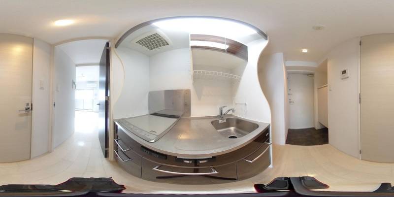 パノラマ画像キッチン