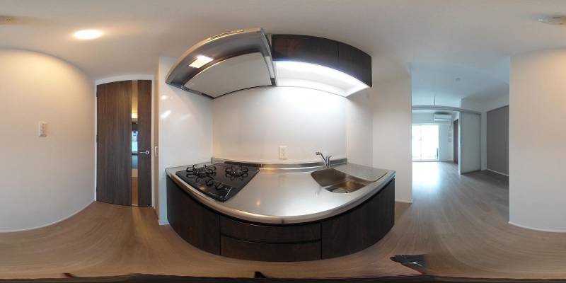 パノラマ画像キッチン