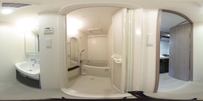 パノラマ画像バスルーム