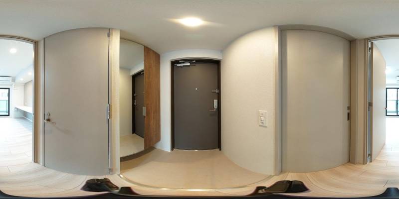 パノラマ画像玄関