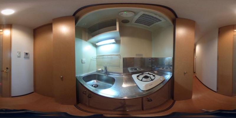 パノラマ画像キッチン