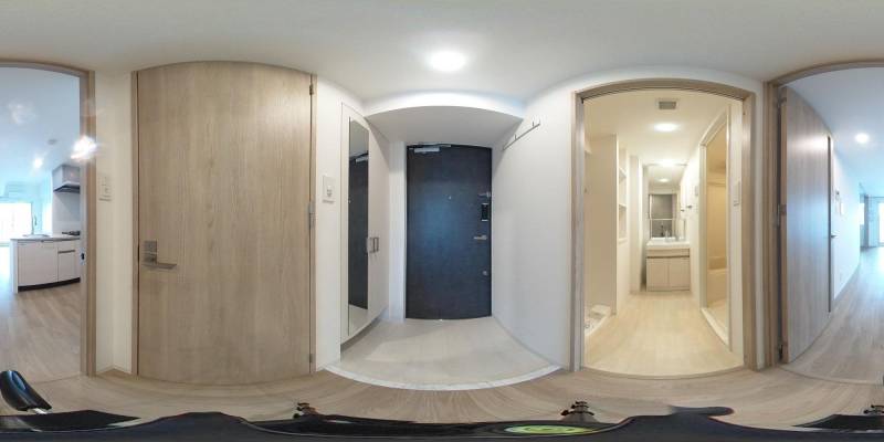 パノラマ画像玄関