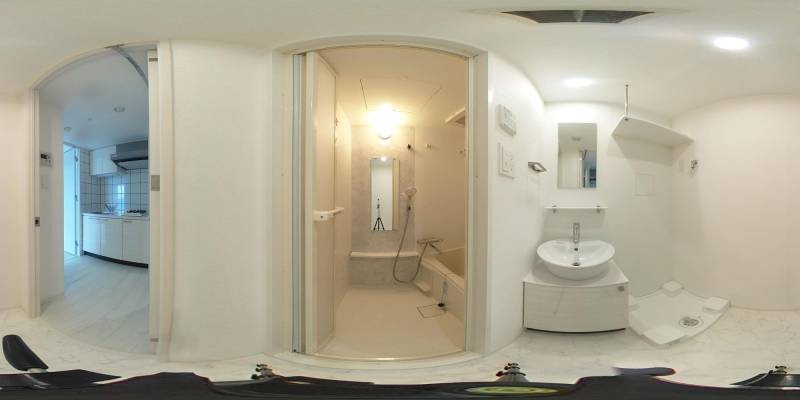 パノラマ画像バスルーム