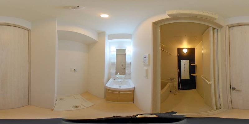 パノラマ画像バスルーム