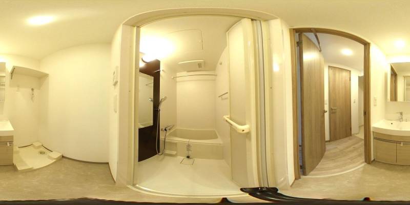 パノラマ画像バスルーム