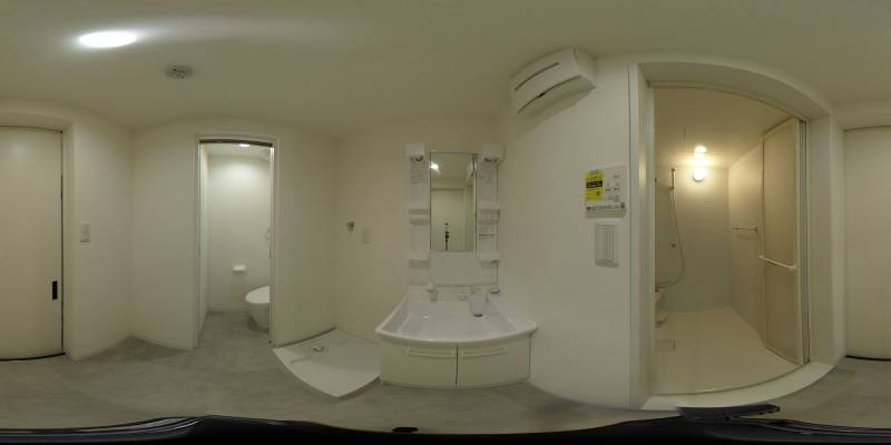 パノラマ画像洗面所