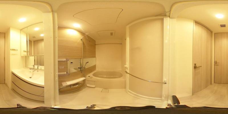 パノラマ画像バスルーム