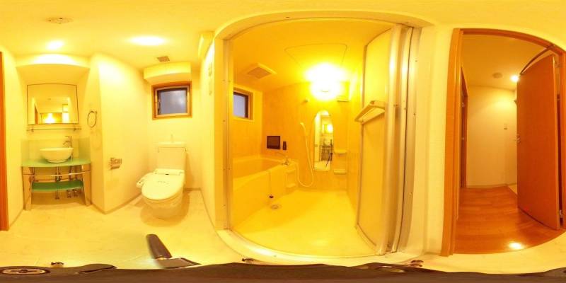 パノラマ画像洗面所