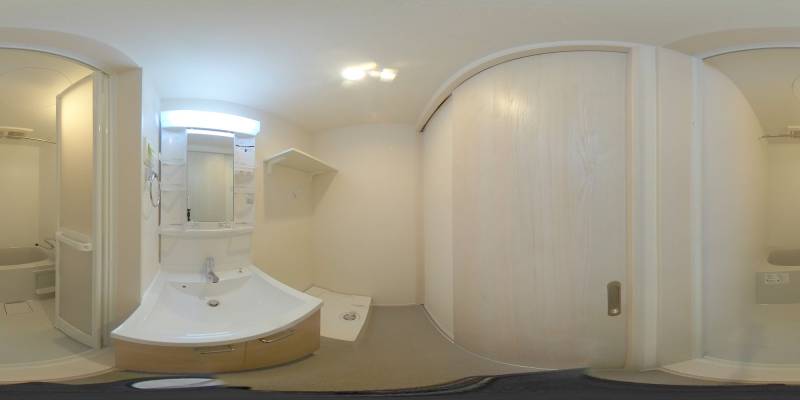 パノラマ画像バスルーム