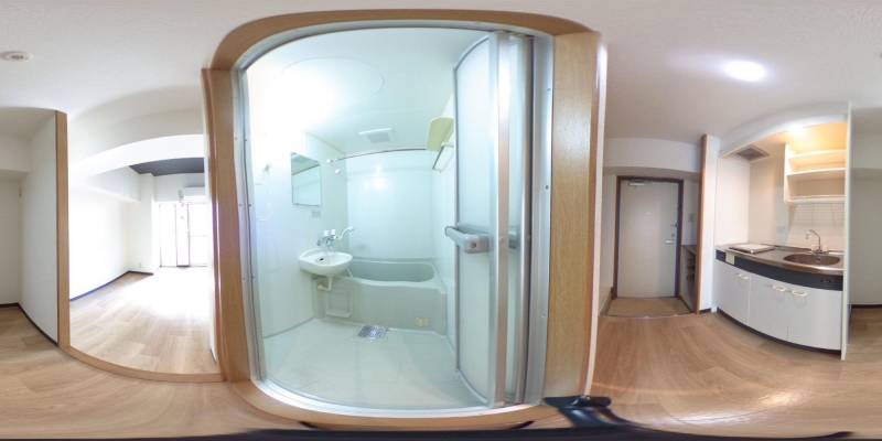 パノラマ画像バスルーム