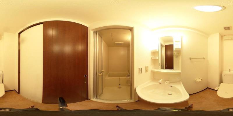 パノラマ画像バスルーム