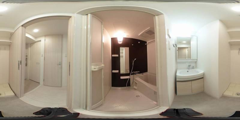 パノラマ画像バスルーム
