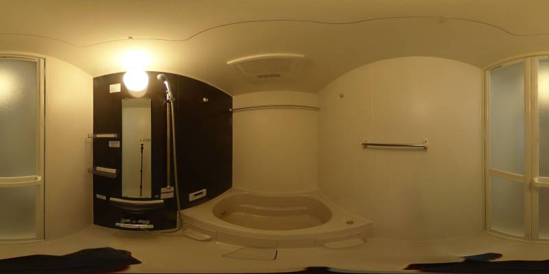 パノラマ画像バスルーム