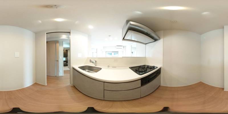 パノラマ画像キッチン