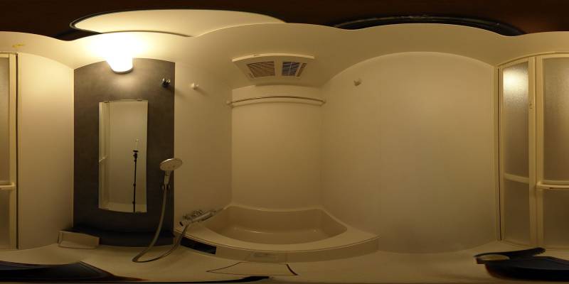 パノラマ画像バスルーム