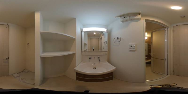 パノラマ画像洗面所