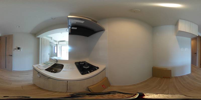 パノラマ画像キッチン