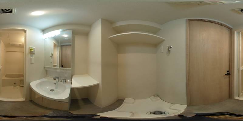 パノラマ画像洗面所