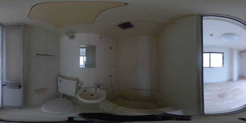 パノラマ画像バスルーム