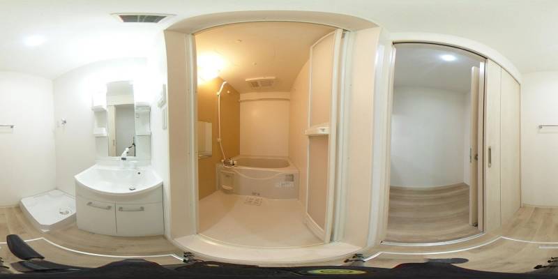 パノラマ画像バスルーム