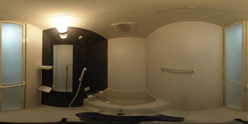 パノラマ画像バスルーム