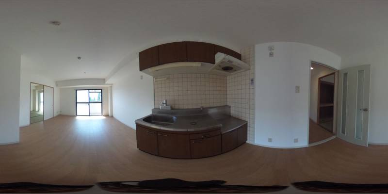 パノラマ画像キッチン