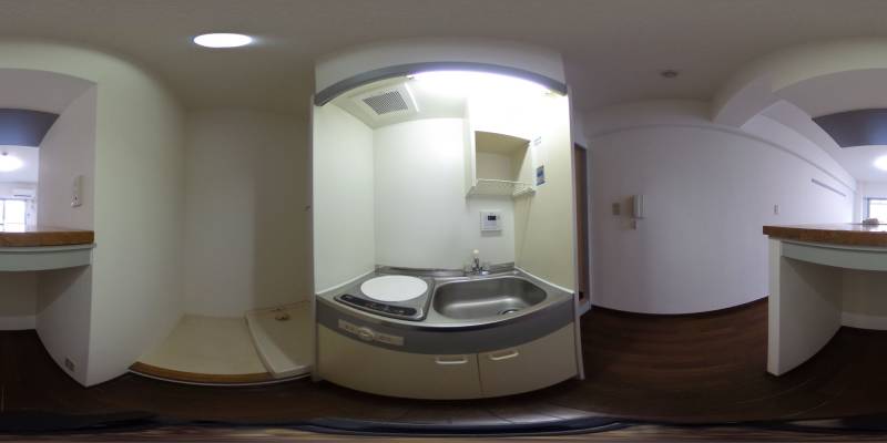 パノラマ画像キッチン