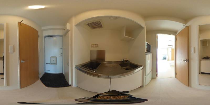 パノラマ画像キッチン