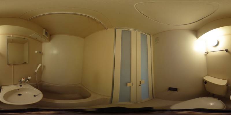 パノラマ画像バスルーム