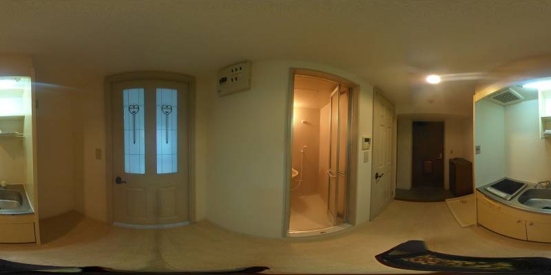 パノラマ画像キッチン