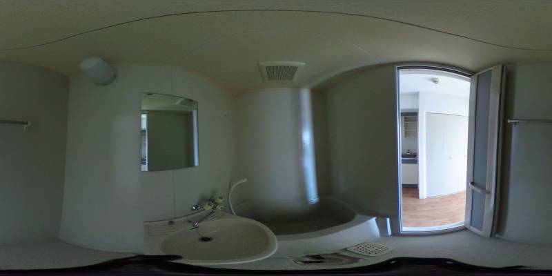 パノラマ画像バスルーム