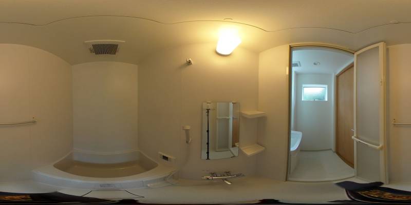 パノラマ画像バスルーム