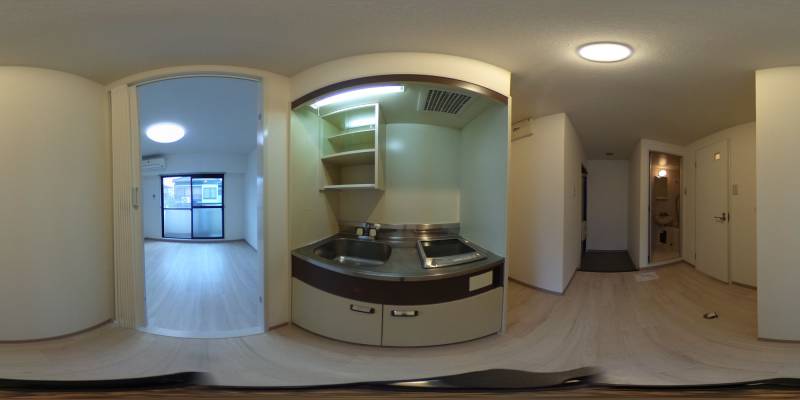 パノラマ画像キッチン