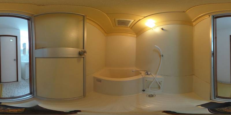 パノラマ画像バスルーム