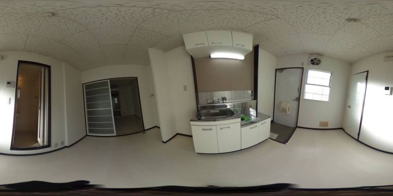 パノラマ画像キッチン