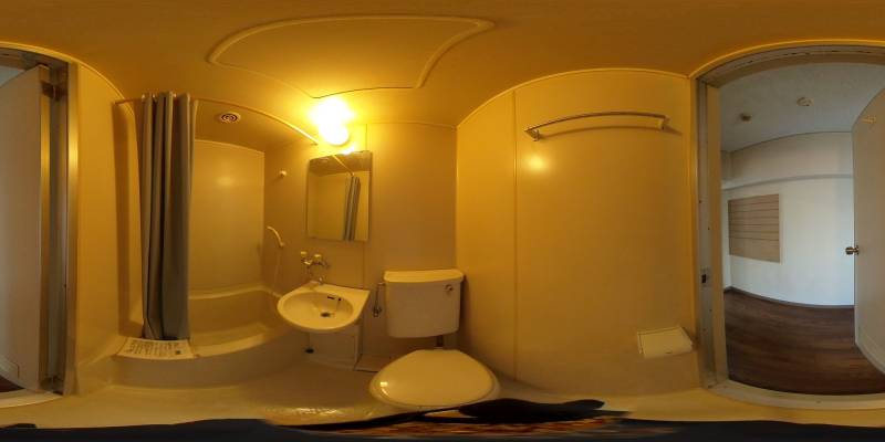 パノラマ画像バスルーム