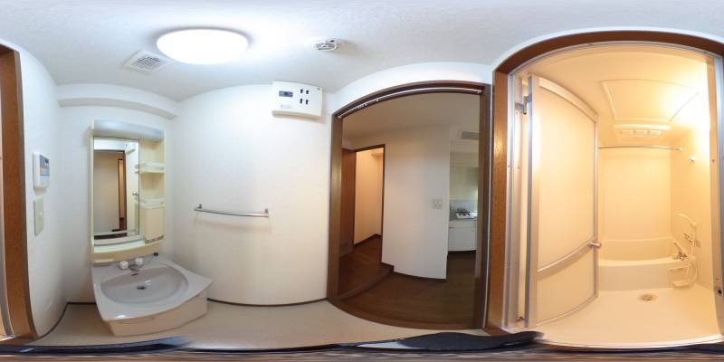 パノラマ画像洗面所