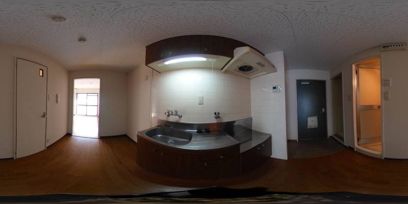 パノラマ画像キッチン