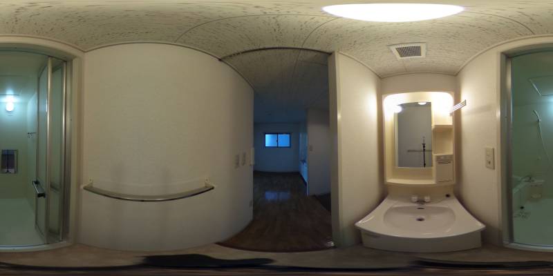 パノラマ画像洗面所