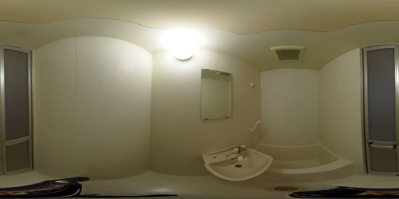パノラマ画像バスルーム