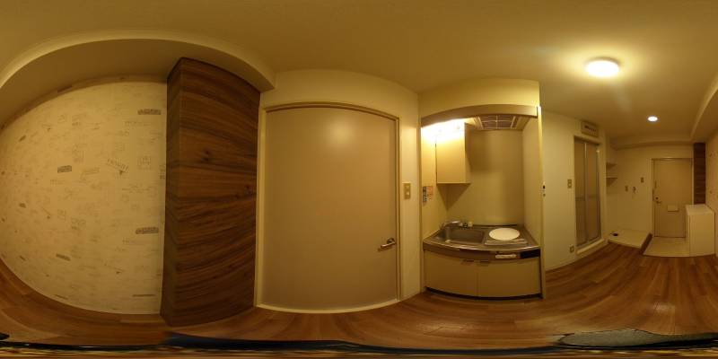 パノラマ画像キッチン