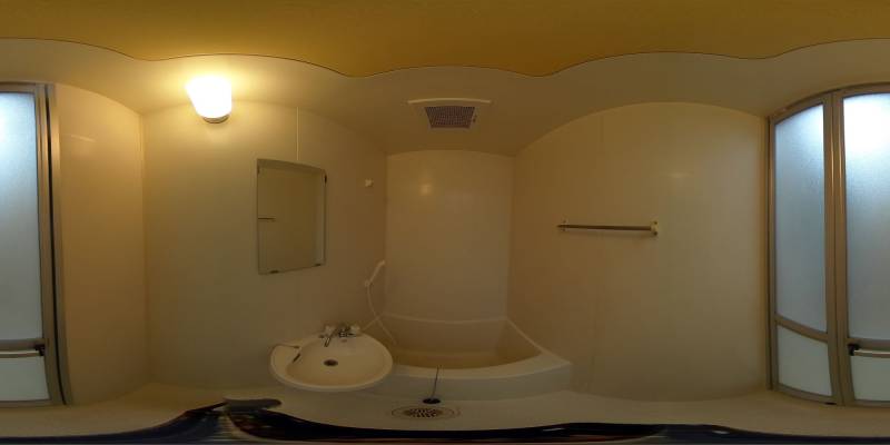 パノラマ画像バスルーム