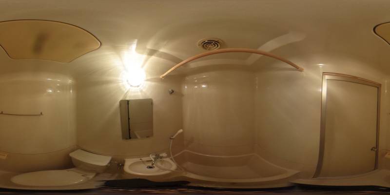 パノラマ画像バスルーム