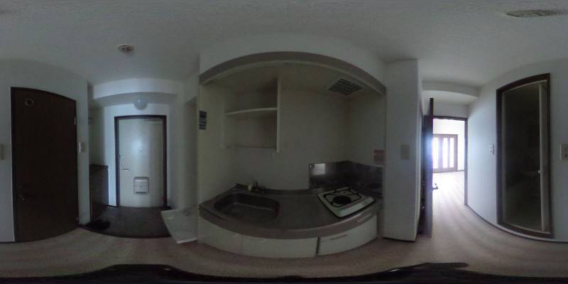 パノラマ画像キッチン