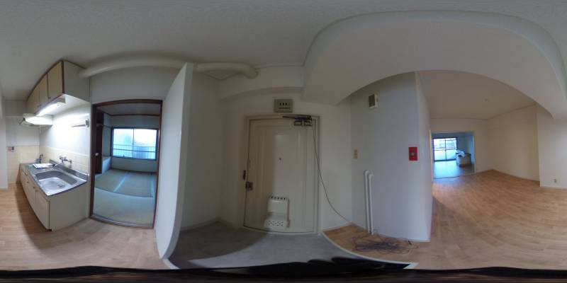 パノラマ画像キッチン